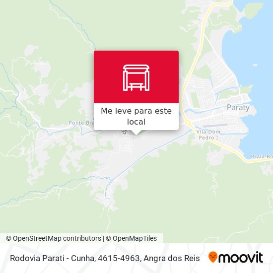 Rodovia Parati - Cunha, 4615-4963 mapa