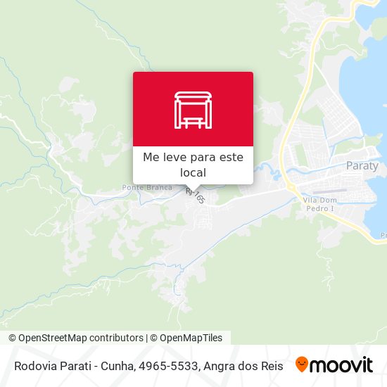 Rodovia Parati - Cunha, 4965-5533 mapa