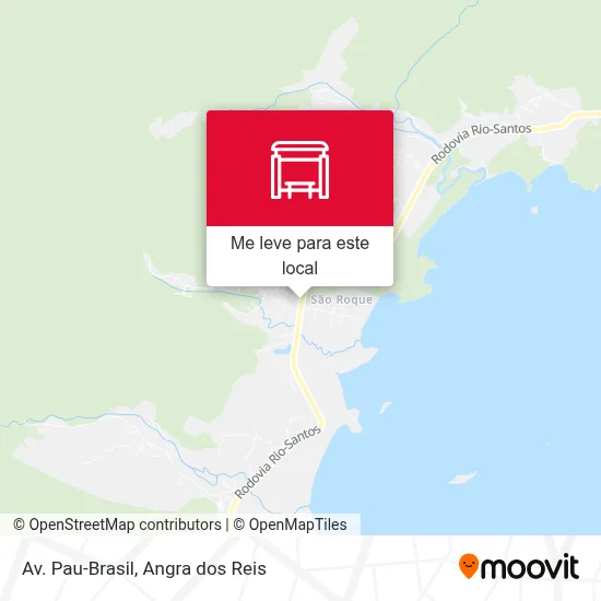Av. Pau-Brasil mapa