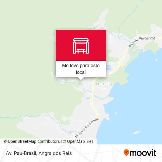 Av. Pau-Brasil mapa