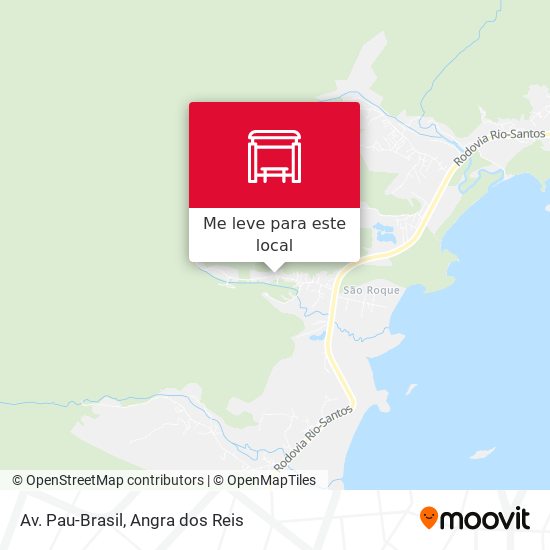 Av. Pau-Brasil mapa
