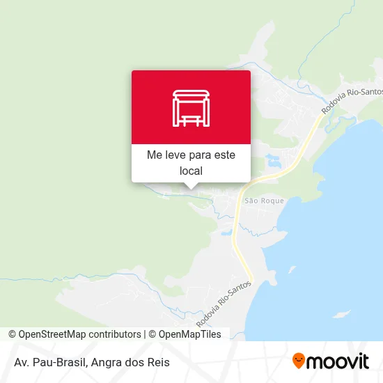 Av. Pau-Brasil mapa