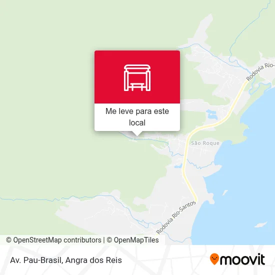 Av. Pau-Brasil mapa