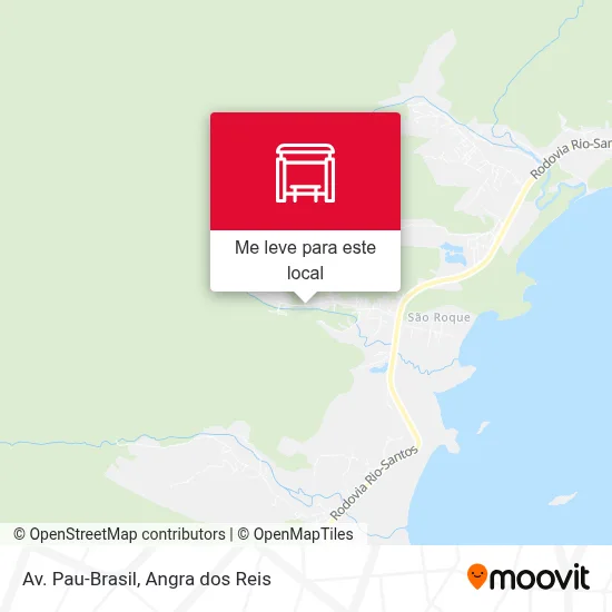 Av. Pau-Brasil mapa