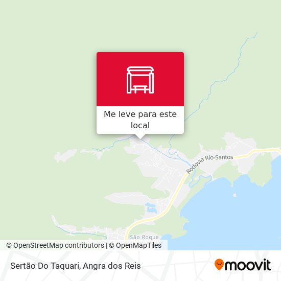 Sertão Do Taquari mapa