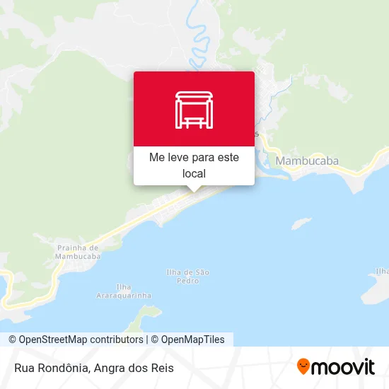 Rua Rondônia mapa