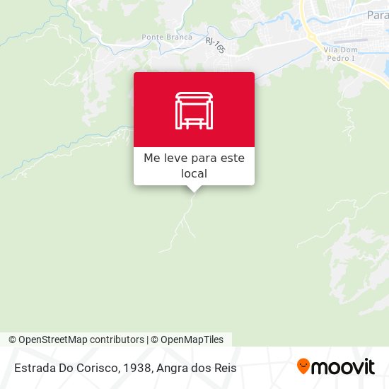 Estrada Do Corisco, 1938 mapa
