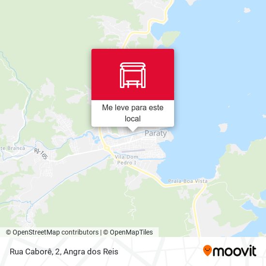 Rua Caborê, 2 mapa