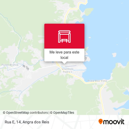 Rua E, 14 mapa