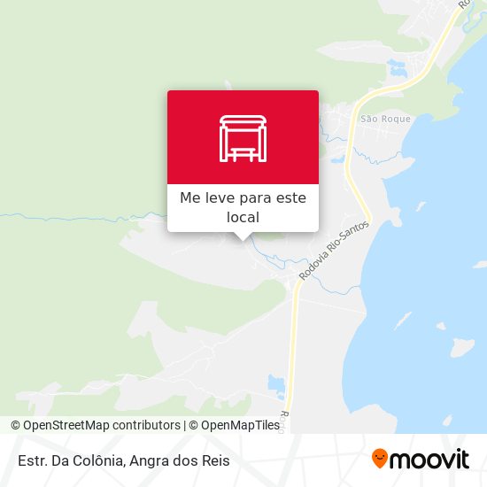 Estr. Da Colônia mapa