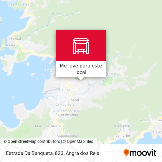 Estrada Da Banqueta, 823 mapa