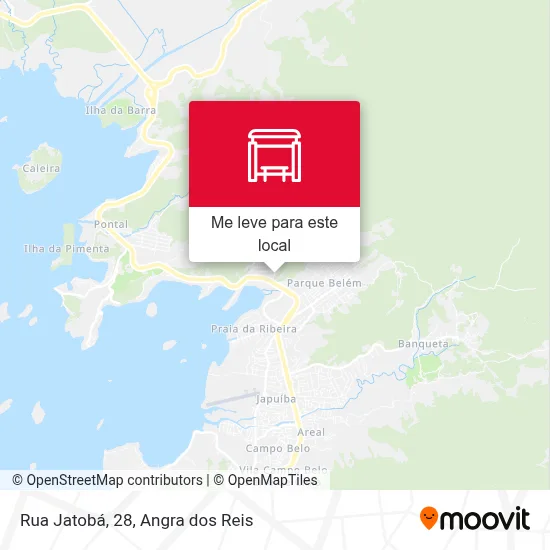 Rua Jatobá, 28 mapa