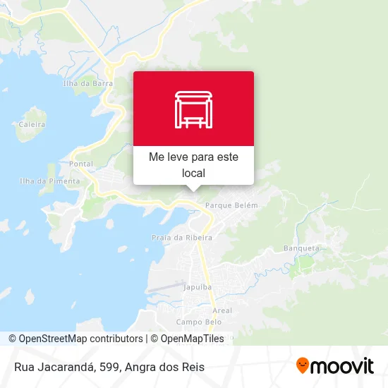 Rua Jacarandá, 599 mapa