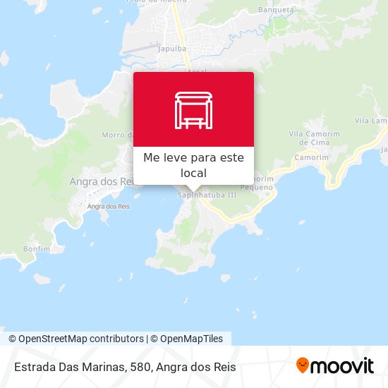 Estrada Das Marinas, 580 mapa