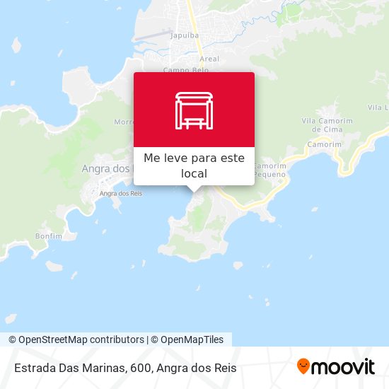 Estrada Das Marinas, 600 mapa