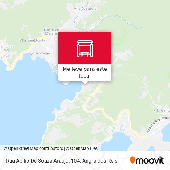 Rua Abílio De Souza Araújo, 104 mapa