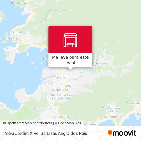 Silva Jardim X Rei Baltazar mapa