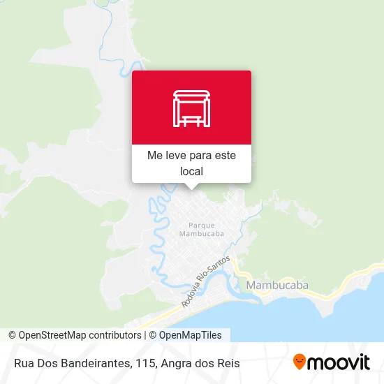 Rua Dos Bandeirantes, 115 mapa