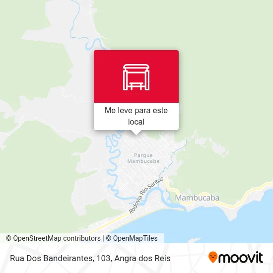 Rua Dos Bandeirantes, 103 mapa