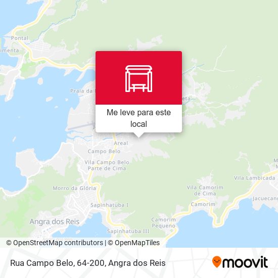 Rua Campo Belo, 64-200 mapa