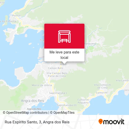 Rua Espírito Santo, 3 mapa