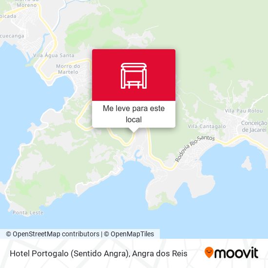 Hotel Portogalo (Sentido Angra) mapa