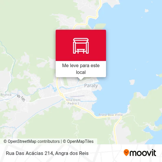 Rua Das Acácias 214 mapa