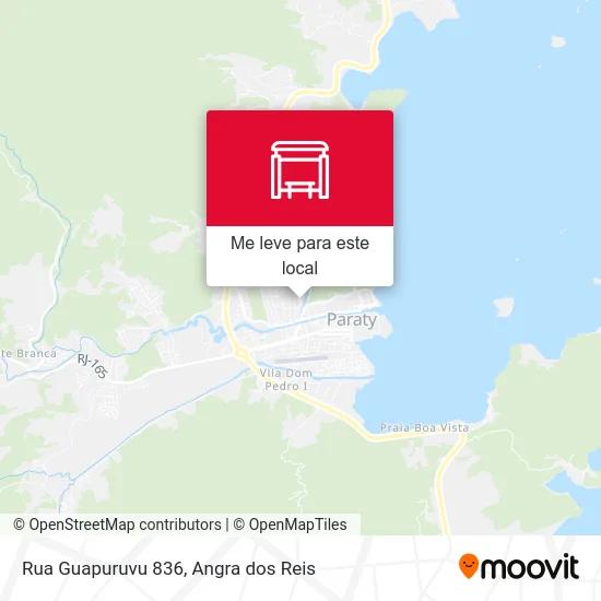 Rua Guapuruvu 836 mapa