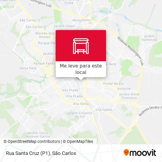 Rua Santa Cruz (P1) mapa