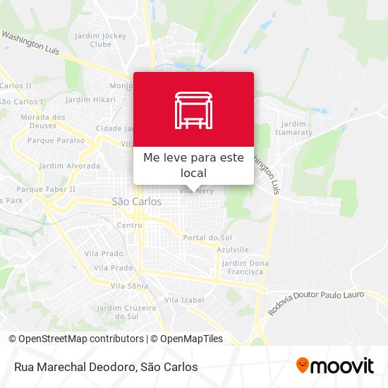 Rua Marechal Deodoro mapa