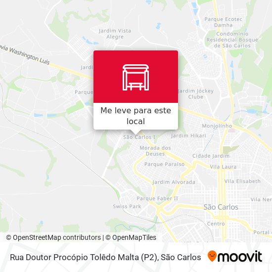 Rua Doutor Procópio Tolêdo Malta (P2) mapa