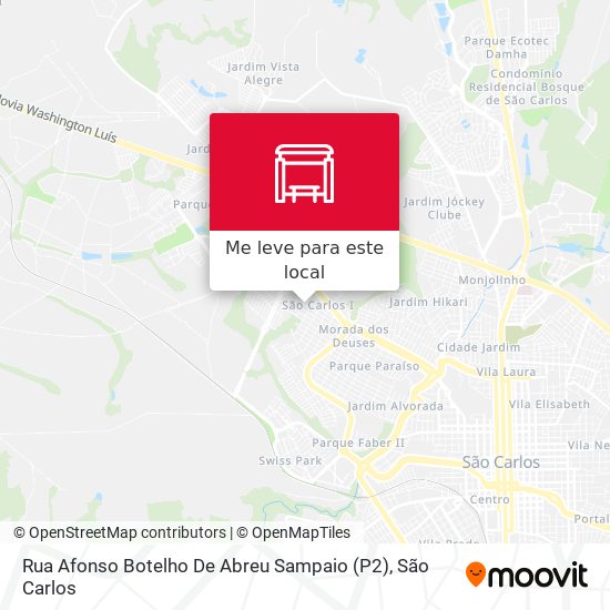 Rua Afonso Botelho De Abreu Sampaio (P2) mapa