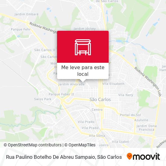 Rua Paulino Botelho De Abreu Sampaio mapa