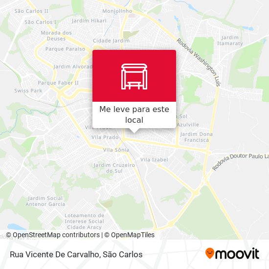 Rua Vicente De Carvalho mapa