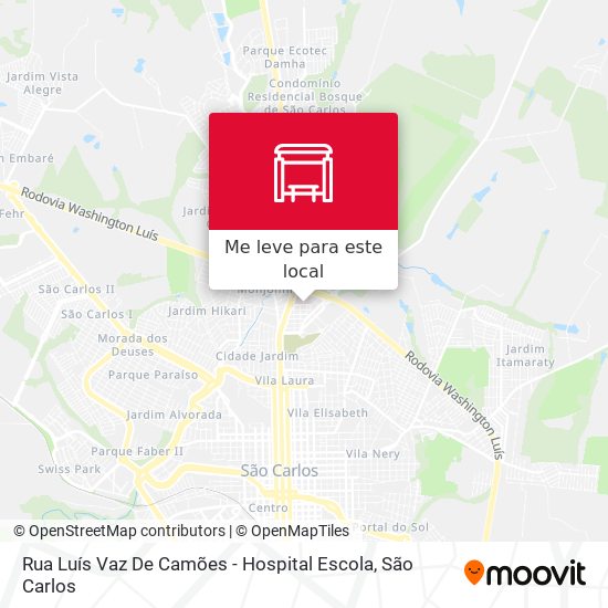 Rua Luís Vaz De Camões - Hospital Escola mapa