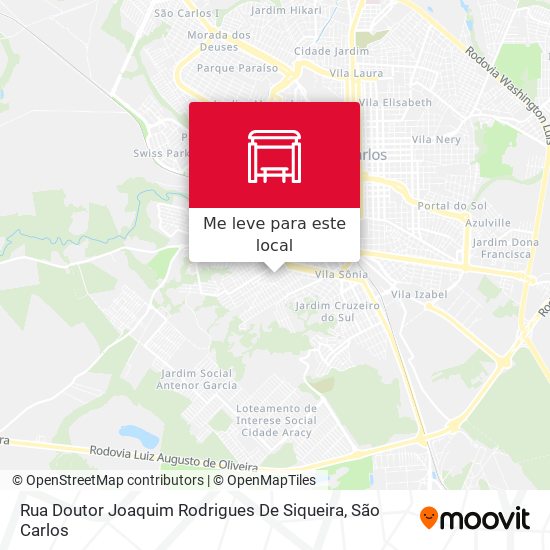 Rua Doutor Joaquim Rodrigues De Siqueira mapa