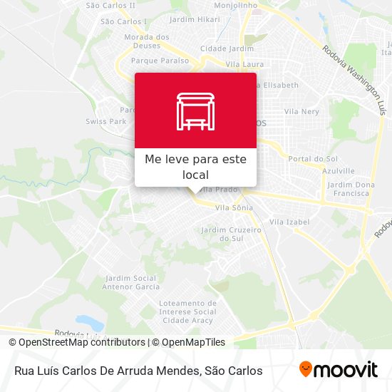 Rua Luís Carlos De Arruda Mendes mapa