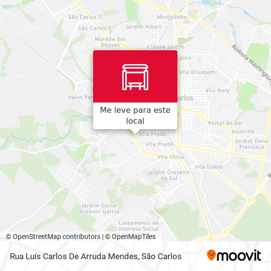 Rua Luís Carlos De Arruda Mendes mapa