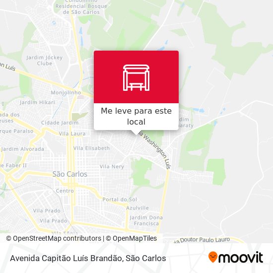 Avenida Capitão Luís Brandão mapa