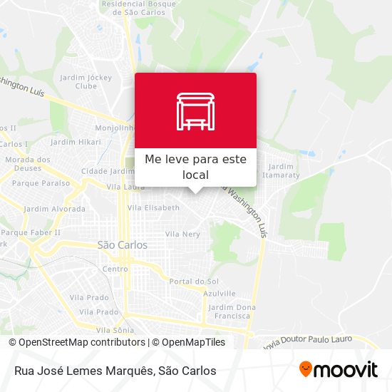 Rua José Lemes Marquês mapa