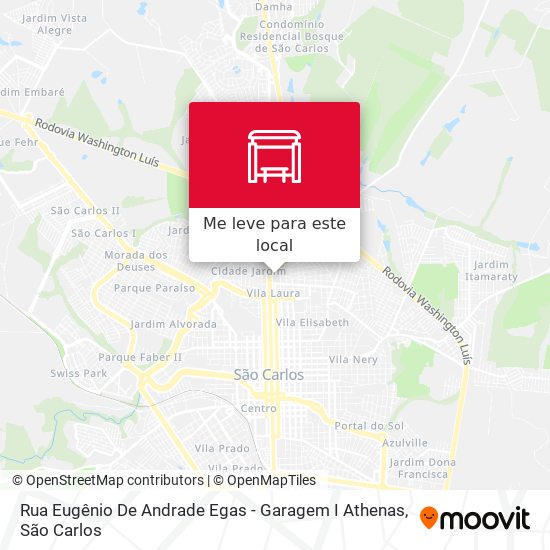 Rua Eugênio De Andrade Egas - Garagem I Athenas mapa