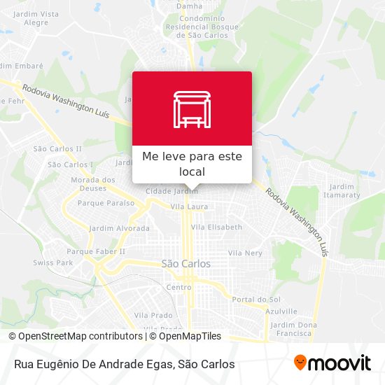 Rua Eugênio De Andrade Egas mapa