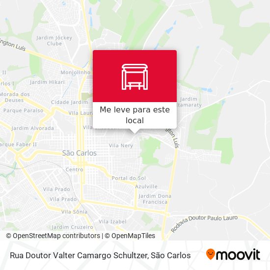 Rua Doutor Valter Camargo Schultzer mapa