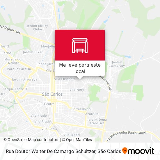 Rua Doutor Walter De Camargo Schultzer mapa