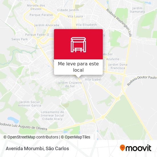 Avenida Morumbi mapa