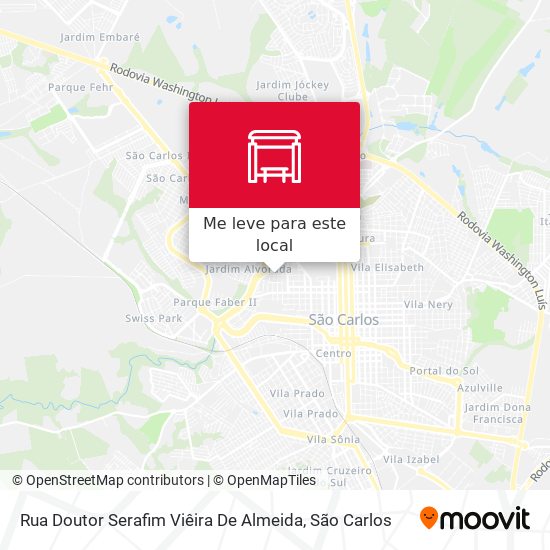 Rua Doutor Serafim Viêira De Almeida mapa