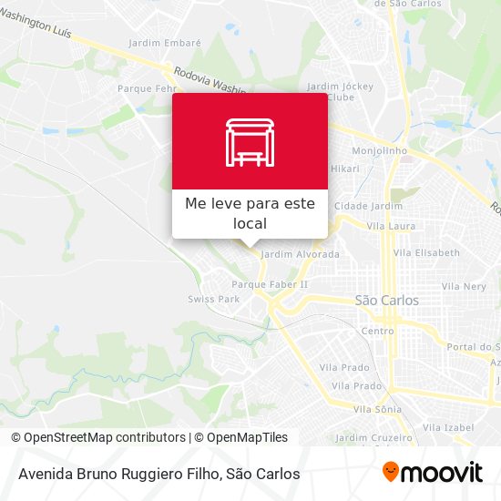 Avenida Bruno Ruggiero Filho mapa