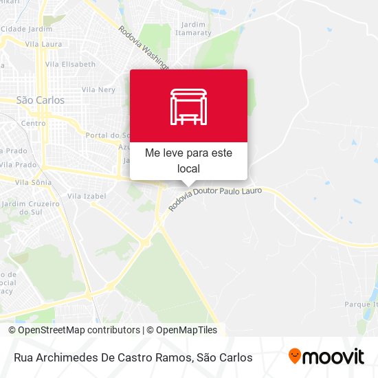 Rua Archimedes De Castro Ramos mapa