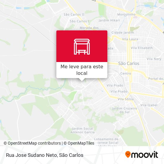 Rua Jose Sudano Neto mapa