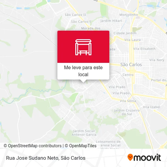 Rua Jose Sudano Neto mapa